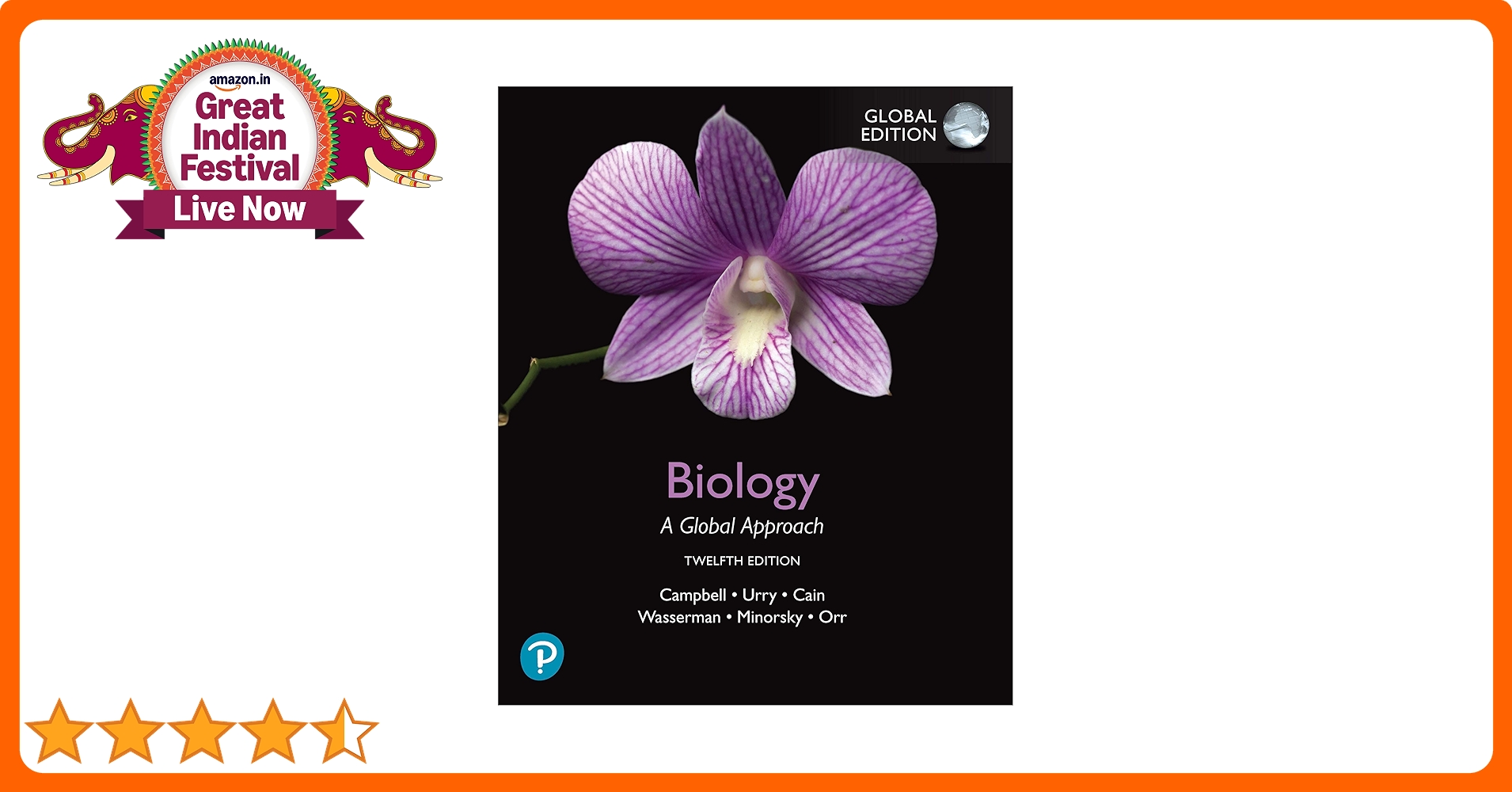 洋書 Biology: A Global Approach, 12th edition Biology: A Global Approach, Global Edition 12e By Neil A